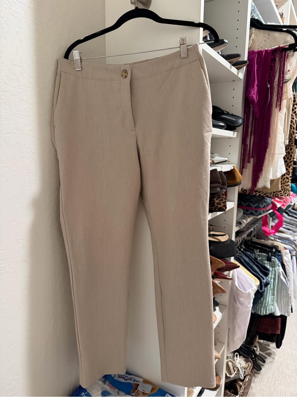 J. Jill Neutral Beige Trousers